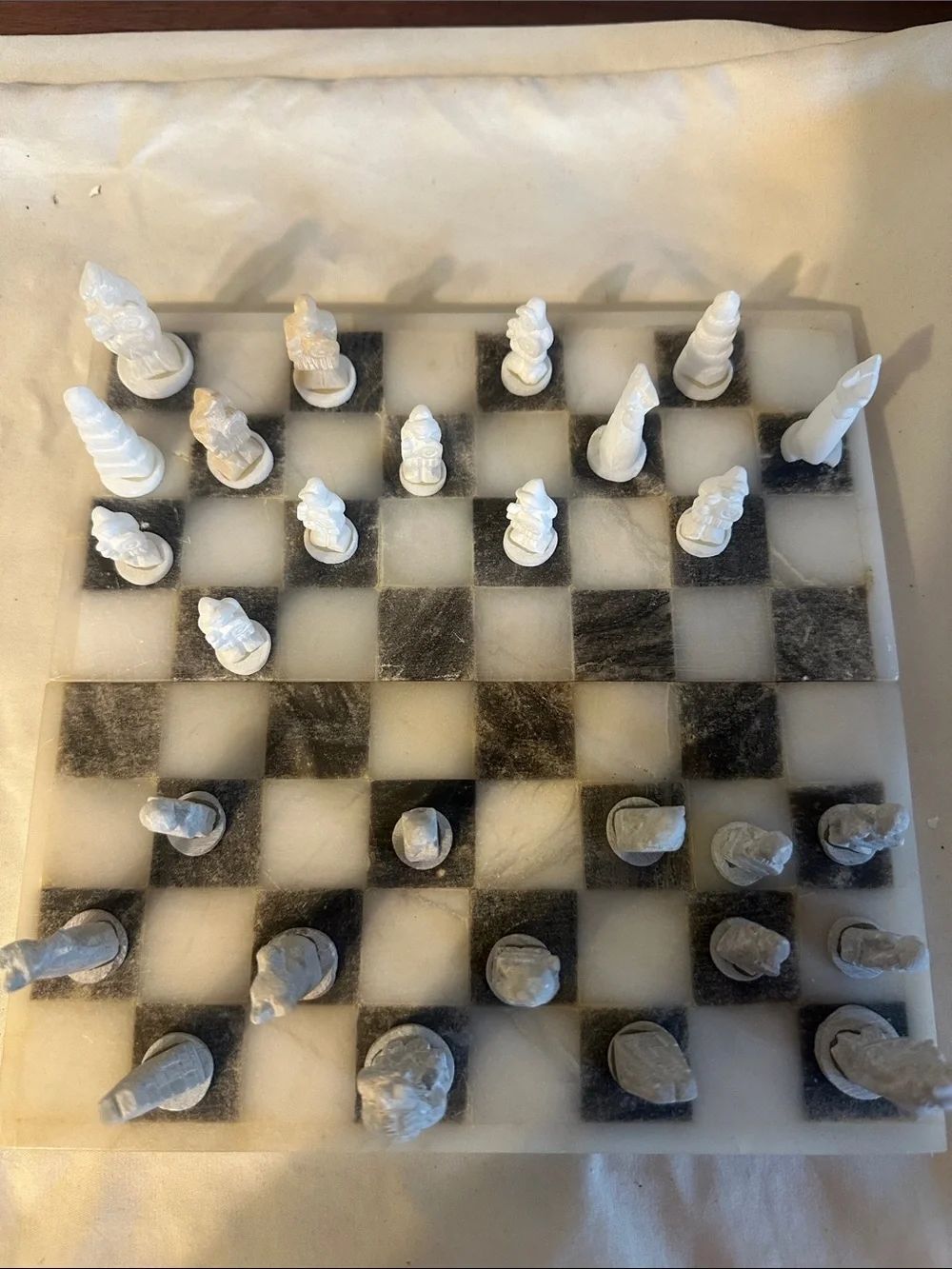 Marble Chess Onyx Chess Set